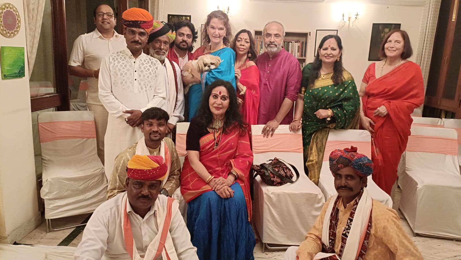 Artists with Padma Vibhushan Dr Sonal Mansingh