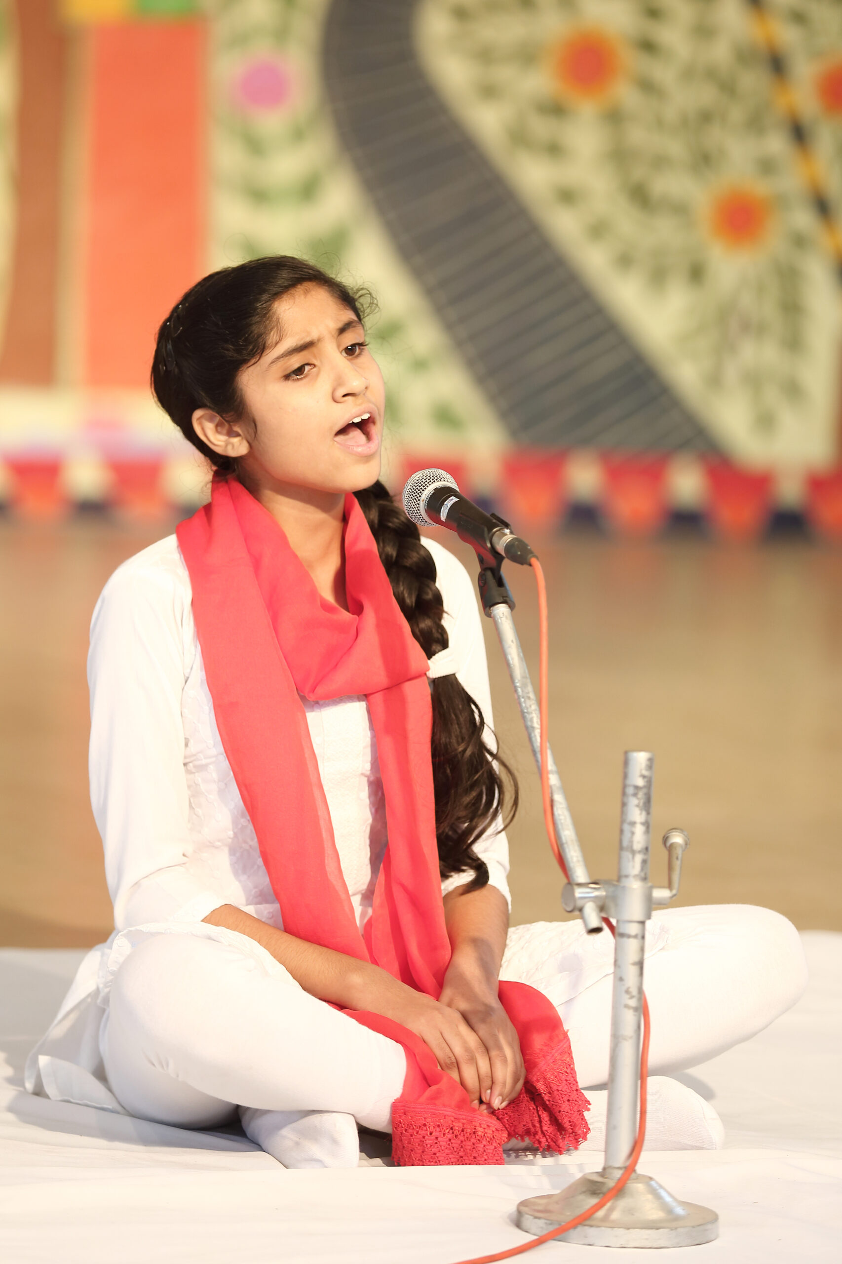A young singer