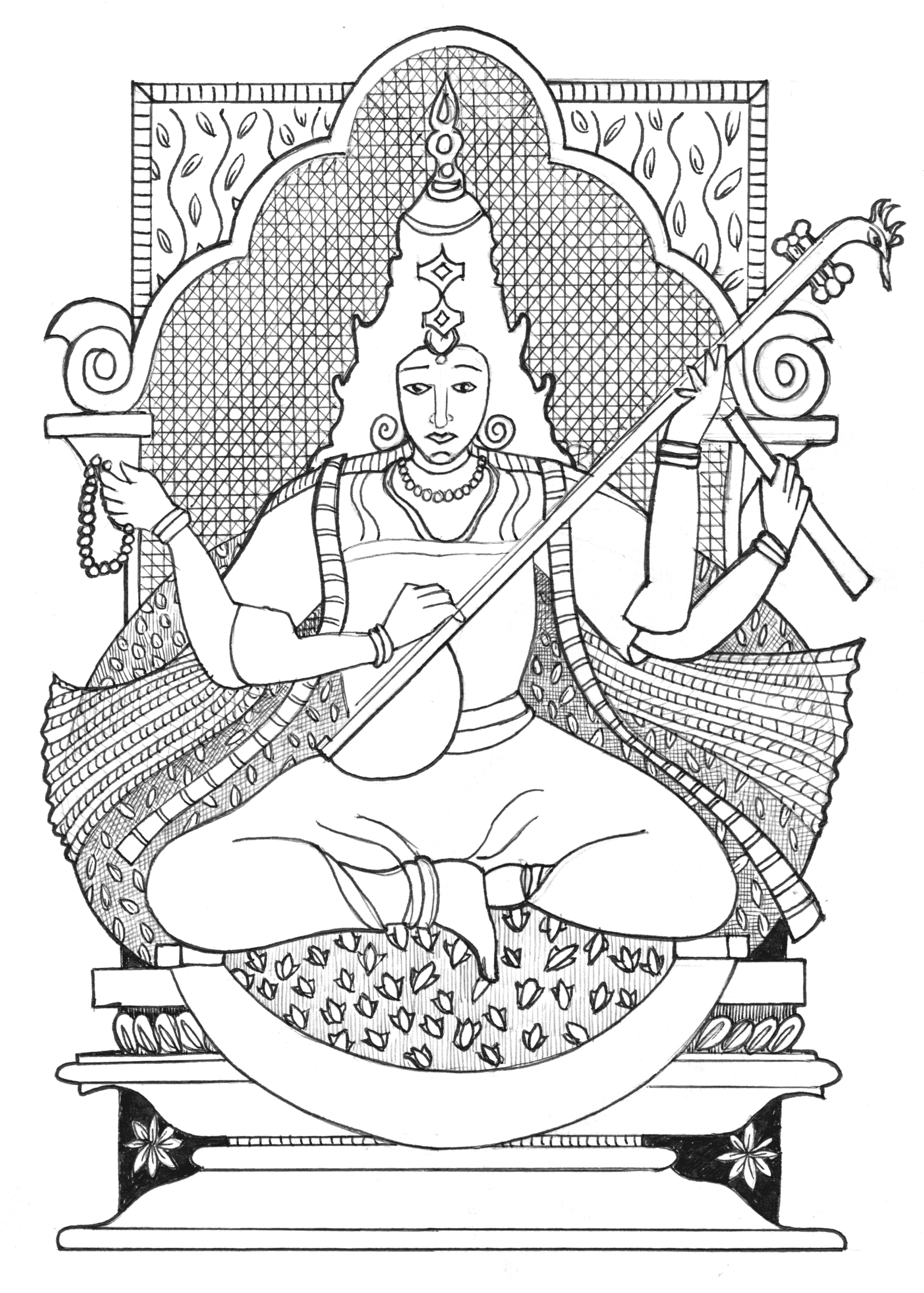 Saraswati, by Colin Campbell