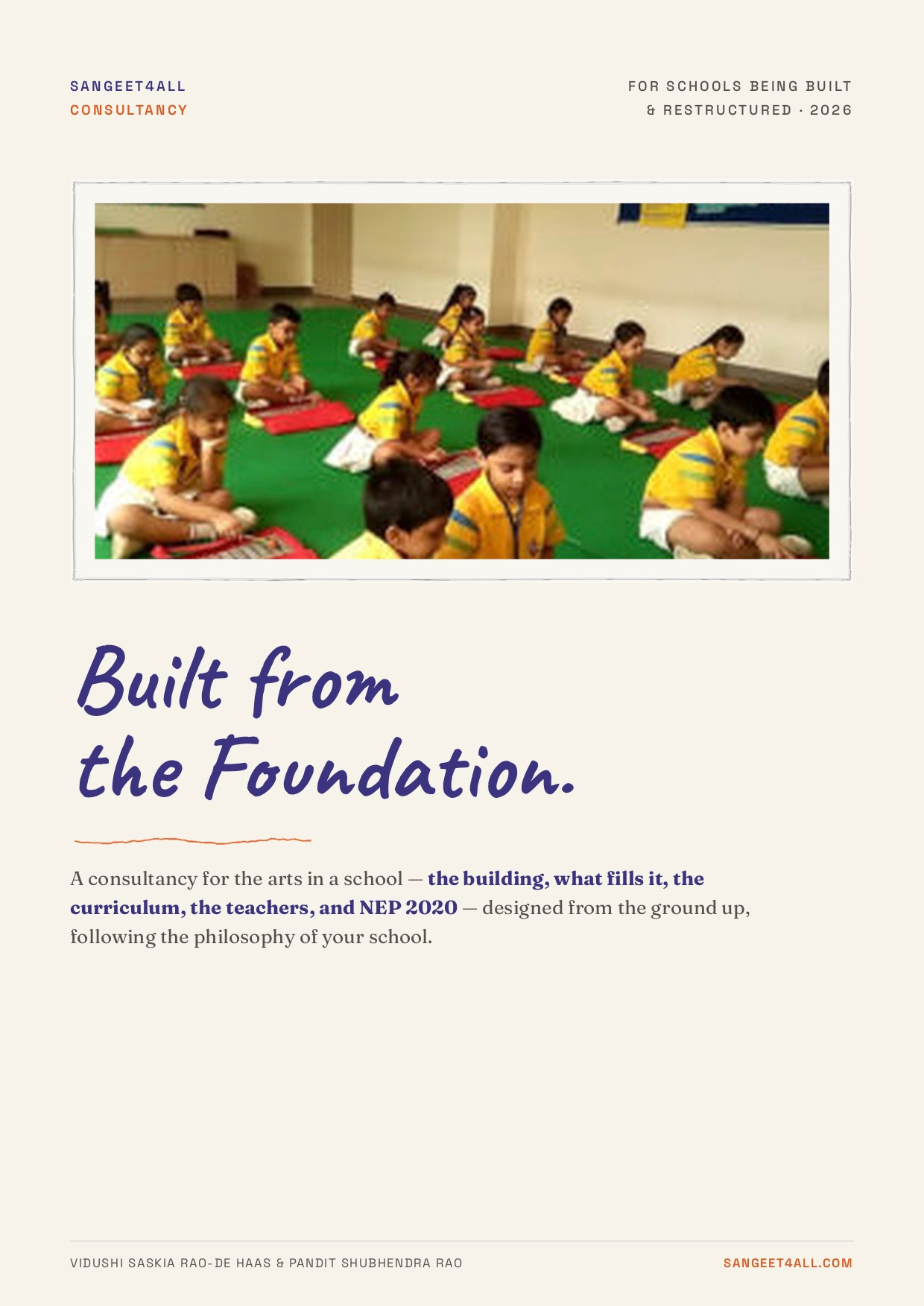 Consultancy brochure
